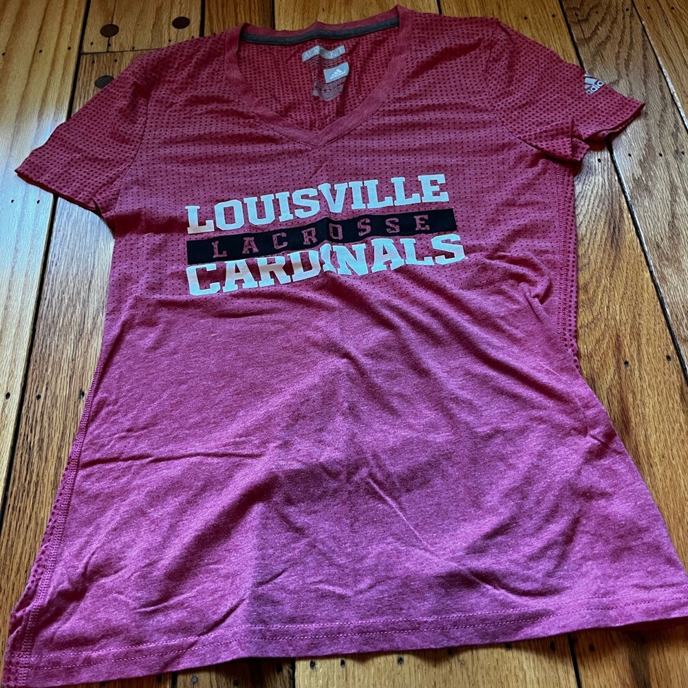 adidas Women's Red Louisville Cardinals Lacrosse Jersey